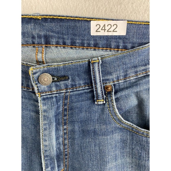 Levi's 559 Jeans Mens 36 x 32 Blue Relaxed Straight Dark Wash Distressed Demin - Picture 16 of 16